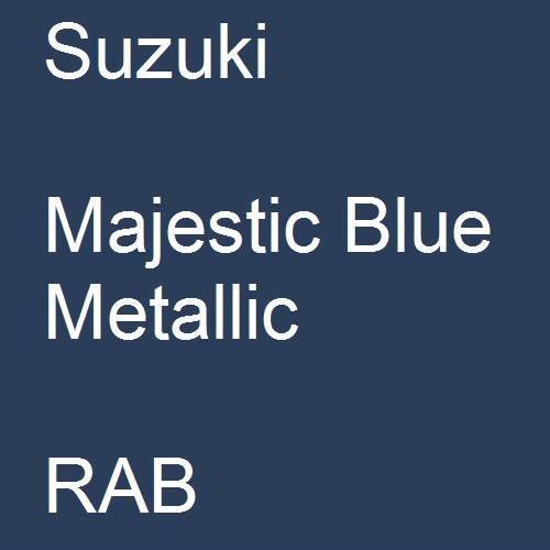 Suzuki, Majestic Blue Metallic, RAB.